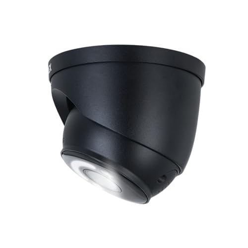 Lorex 4K 8MP IP Wired Metal Dome Outdoor/Indoor Security Camera - Smart Security Lighting, Smart Motion Detection, Deterrence Siren, Color Night Vision Booster, 2-Way Talk, IP67 Weatherproof (Black) - Image 3