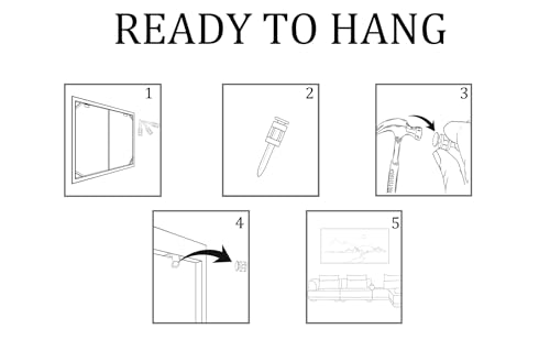 Large Abstract Black And Grey Canvas Wall Art Living Room Wall Decor Paintings Decorations Modern Wall Pictures for Bedrooms Framed Artwork for Walls - Image 6