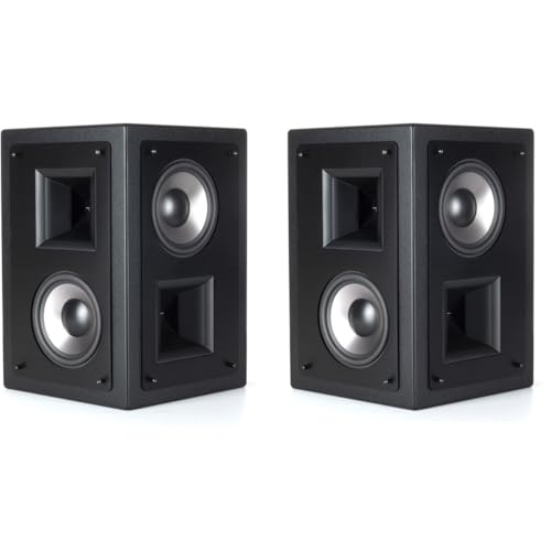Klipsch THX-6000 7-pc Surround Sound Home Theater System Black - 2X Right Side 1x Left Side Loudspeaker, Set of Surround Sound Speakers, one 1000W Subwoofer Amplifier, Two 12\" Passive Subwoofers - Image 2