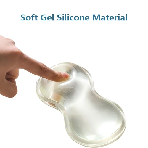 Gel Keyboard Wrist Rest Set, Clear Wrist Rest for Keyboard and Mouse, Ergonomic Keyboard Mouse Wrist Rest for Typing Pain Relief, Suitable for Office, Gaming, Computer, Laptop - Transparent Green - Image 9