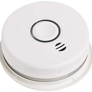 Kidde Wireless Smoke Detector, 10-Year Battery, Voice Alerts, Photoelectric Sensor Wire-Free Smoke Alarm, White