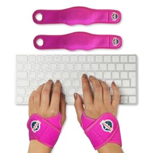 Wrist Rest Pads-Ergonomic Mouse and Keyboard Support-Tension.Adjustable Fit with Padded Comfort.