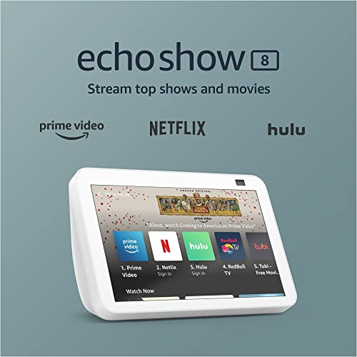 Echo Show 8 (2nd Gen, 2021 release) | HD smart display with Alexa and 13 MP camera | Glacier White - Image 12