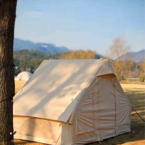 Inflatable Tent for Camping 4-6 Person Tent, Large Space Instant Tent Without Tent Pole, Outdoor Glamping Camping Cabin Tent Shelter Camping Hub Tent - Image 6