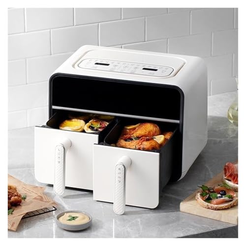 Air Fryer, Custom Program Options,Food essentials and family helpers Smart Air Fryer Oil Free Electric Fryer Yogurt Maker Bread Maker Touch Screen Oven Light Non-stick Timer Temperature Control Multi- - Image 5