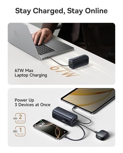 Baseus 4G LTE Mobile Hotspot & 20000mAh 67W Power Bank 2-in-1, Portable WiFi for Travel in 150+ Countries, No SIM Card, No Contract, 10 Devices, Worldwide Hotspot Router (Includes 12GB Global Data) - Image 7