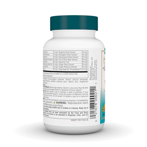 Source Naturals Wellness Formula Bio-Aligned Vitamins & Herbal Defense - Immune System Support Supplement & Immunity Booster - 45 Tablets - Image 3