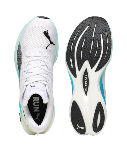 Puma 309707 Diviate Nitro 3 Men's Running Shoes, 25 Fall/Winter Colors Puma White-Mint Melt (29), 27.5 cm - Image 6