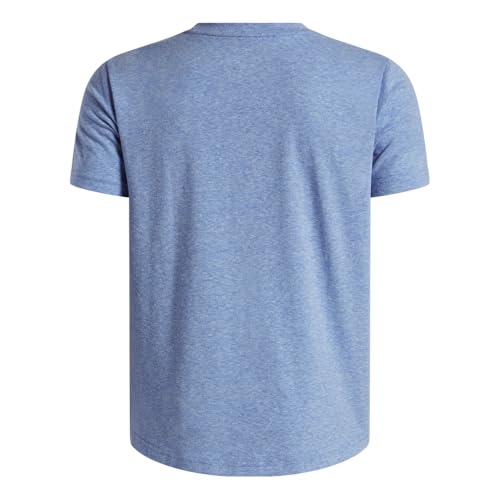 Under Armour Boys' Sportstyle Cotton Short Sleeve T Shirt, (432) Tech Blue / / White, Large - Image 2