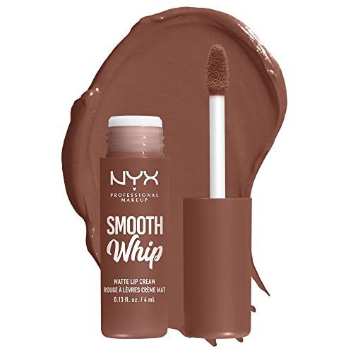 NYX PROFESSIONAL MAKEUP Smooth Whip Matte Lip Cream, Long Lasting, Moisturizing, Vegan Liquid Lipstick - Memory Foam (Cool Caramel) - Image 10