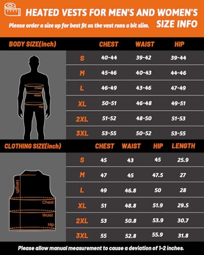 THBYQK 21 Zone Heated Vest for Men & Women with 2 Pcs 20000mAH 7.4V Battery Pack 5 in 1 Smart Controller (US, Alpha, X-Large, Regular, Regular, Grey) - Image 6