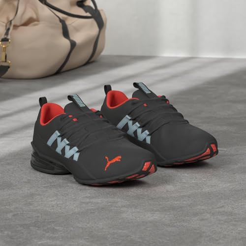 PUMA Women\'s RIAZE PROWL Sneaker, Puma Black-Ignite Pink-Aquamarine, 8.5 - Image 2