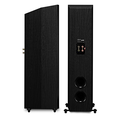 Fluance Signature HiFi Surround Sound Home Theater 5.1 Channel Speaker System Including 3-Way Floorstanding Towers, Center Channel, Rear Surround Speakers and DB10 Subwoofer - Black Ash (HF51BR) - Image 3