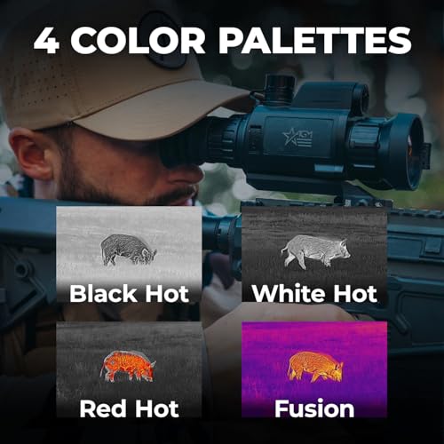 AGM Global Vision Varmint V2 LRF 50-640 Thermal Imaging Rifle Scope with Built-in Laser Range Finder, 20mK, 12 Micron, 640x512 (50 Hz), 50mm Lens - Image 4