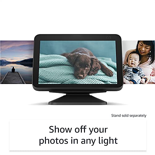 Echo Show 8 (2nd Gen, 2021 release) | HD smart display with Alexa and 13 MP camera | Glacier White - Image 3