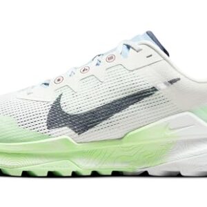 Nike Men’s React Wildhorse 8 Running Shoes, Summit White Thunder Blue Vapor Green, 12.5