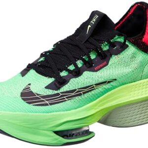Nike Mens Air Zoom Alphafly Next% Fk 2 Running Shoe, SCREAM GREEN/BLACK-BRIGHT CRIMSON, 10 UK (11 US)