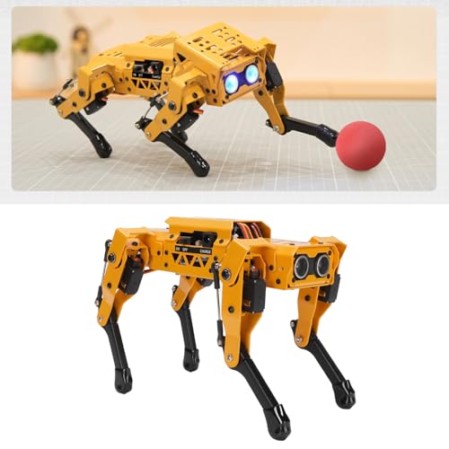 Bewinner AI Smart Robot Dog with Python Programming & Mobile APP Control - STEM Educational Quadruped Robot Kit for Teens Adults, Programmable with 1500mAh Battery - Image 2