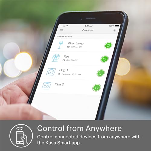 Kasa Smart Plug KP200, In-Wall Smart Home Wi-Fi Outlet Works with Alexa, Google Home & IFTTT, No Hub Required, Remote Control, ETL Certified , White, 1 Pack - Image 5