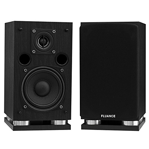 Fluance Elite High Definition Compact Surround Sound Home Theater 5.0 Channel Speaker System Including 2-Way Bookshelf, Center Channel and Rear Surround Speakers - Black Ash (SX50BC) - Image 8