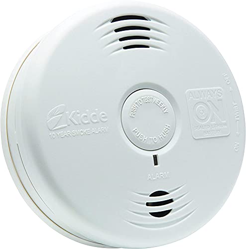 Kidde Smoke Detector, 10-Year Battery, Photoelectric Sensor Smoke Alarm, White - Image 7