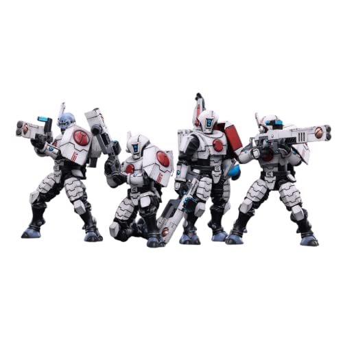 JOYTOY Warhammer 40k 1/18 Action Figure T'au Empire Fire Warrior 4.2-inch Collectible Gifts,Toys for Kids 15+ and Adults - Image 2