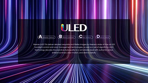 Hisense ULED Premium U7H QLED Series 85-inch Class Quantum Dot Google 4K Smart TV (85U7H, 2022 Model),Black - Image 4