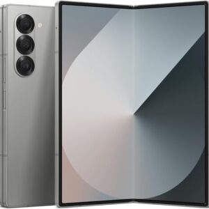 Samsung Galaxy Z Fold 6 5G SM-F956B/DS 512GB 12GB Dual SIM Factory Unlocked GSM Smartphone, 7.6″ 120Hz AMOLED Display, 50MP Cameras – International Version (Silver Shadow)