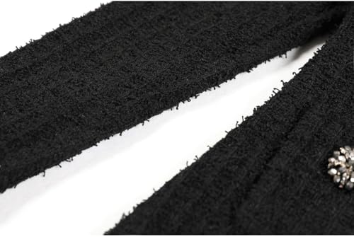 Women Knit Dress Round Neck Slim Fit Long Sleeve Dresses Office Casual-Red-Medium - Image 7