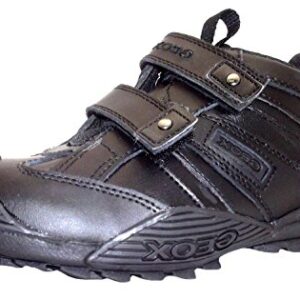 Geox Jr Savage 10 Sneaker (Toddler/Little Kid/Big Kid),Black Oxford,32 EU (1 M US Little Kid)