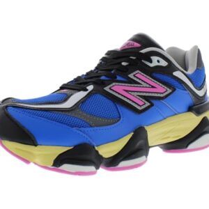 New Balance 9060 Big Kid Sneakers, Blue Oasis/Real Pink/Washed Amber, Size 4.5