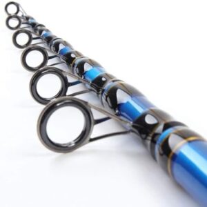 Fishing Rod Reel Combo Set, Telescopic Fishing Pole Kit with Line, Lures, Hooks & Carry Bag