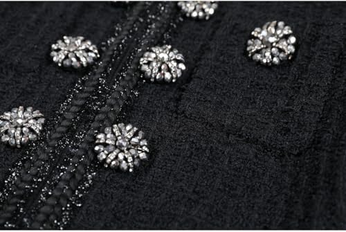 Women Knit Dress Round Neck Slim Fit Long Sleeve Dresses Office Casual-Red-Medium - Image 6