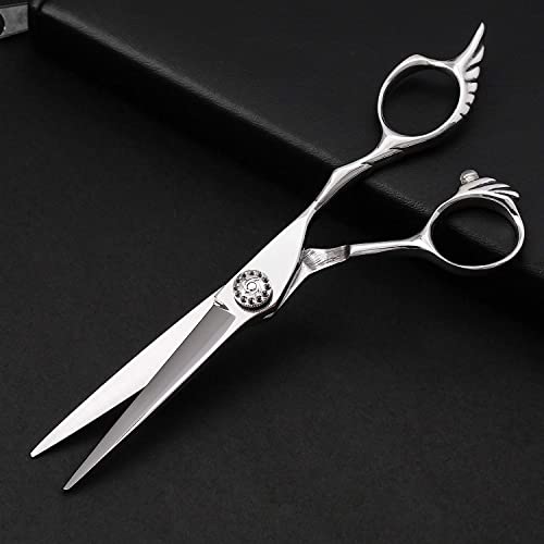 Hair Cutting Kit 6.0inch Silver Barber,Flat,Thinning,Hairdressing Set - Image 6