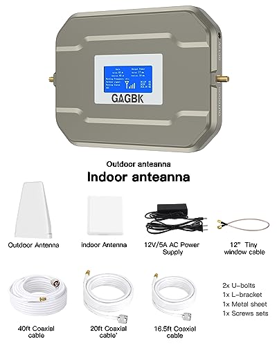 2025 Improved Cell Phone Signal Booster on Band 2/4/5/12/13/17/25/66 for 5G 4G LTE Cell Phone Booster Cell Signal Booster Cellphone Signal Booster Cellular Extender Up to 5500sqft for All U.S.Carriers - Image 7
