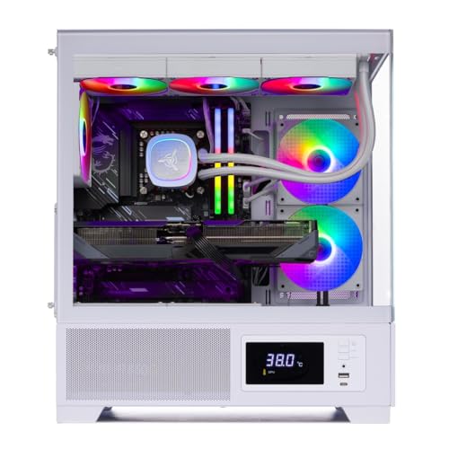 Skytech Gaming Azure 3 Plus Gaming PC, AMD Ryzen 7 7800X3D 4.2GHz, NVIDIA RTX 5080 16GB, 1TB Gen4 NVMe SSD, 32GB DDR5 RAM 6000, 850W Gold ATX 3 PSU, 360 ARGB AIO, Wi-Fi, Win 11, Desktop - Image 2