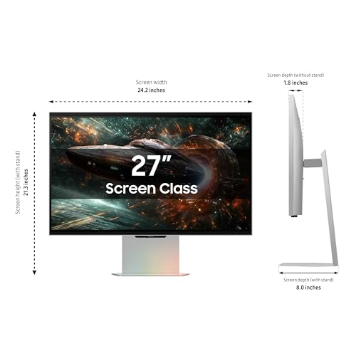 Samsung LS27FG900XNXZA 27 Inch Odyssey 3D 4K 165Hz Gaming Monitor with 6 Year Amber Protection Plan (2025) - Image 6