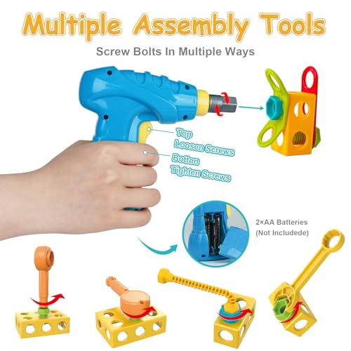 199PCS Building Blocks STEM Toys for 3 4 5 6 7 8+ Year Old Boy Girl Birthday Gifts Preschool Educational Building Toys for Kids Ages 3-5 4-8 5-7 6-8 Erector Sets Stem Kits Activities Creative Games - Image 6