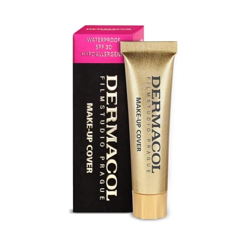 Dermacol - Mini Full Coverage Foundation 13g, Liquid Makeup Matte Foundation with SPF 30, Waterproof Foundation for Oily Skin, Acne, & Under Eye Bags, Long-Lasting Makeup Products Shade- 218 - Image 2