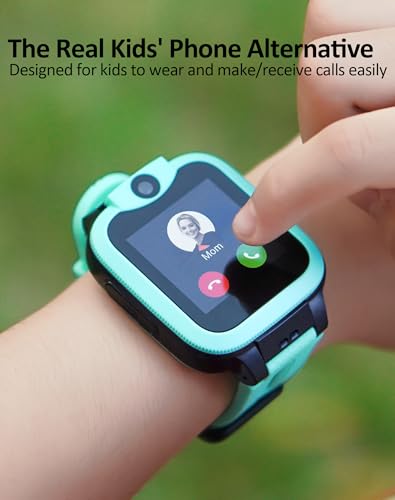 Easyfone KW2 4G Kids Smart Watch Phone | Smartwatch for Kids with Calling, Text, GPS & Activity Track | Parent App & SOS Button | Children's Phone Alternative and No Social Media (Green) - Image 2