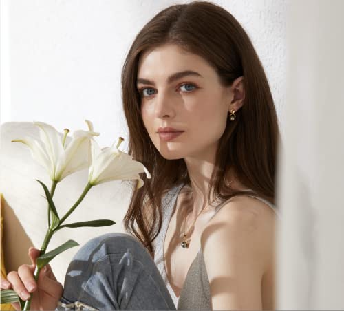 CHAULRI Tahitian Black Pearl Necklaces for Women - Infinity Pendant, Anniversary Birthday Valentines Day Gifts for Wife, Girlfriend, Mom 18K Yellow Gold Plated 925 Sterling Silver Real Pearl Jewelry - Image 3