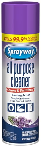 Sprayway All Purpose Cleaner with Lavender Scent, 19oz, Pack of 6 | Foaming Action, Clean, Disinfect, Deodorize | Tough on Grease, Soap Scum, Grime | EPA Approved, Kills 99.9% of Viruses & Bacteria - Image 2