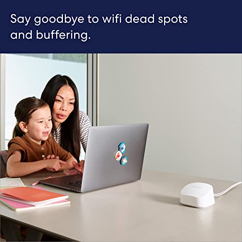 Amazon eero 6+ mesh wifi system - Supports internet plans up to a Gigabit, Coverage up to 4,500 sq. ft., Connect 75+ devices, 3-pack - Image 2