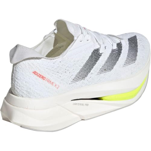 Adizero Prime X 2 Strung Running Shoe - Men's, FTWR White/Core Black/Lucid Red, 10.0 - Image 4