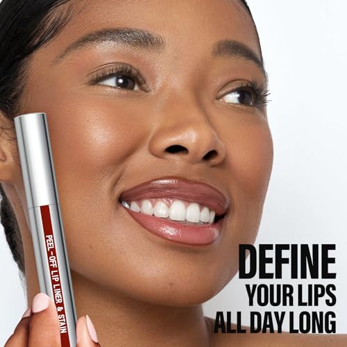 Cilrofelr Peel Off Lip Liner Stain, Long Wear Tattoo Lip Liner with Tweezer, Peel Off Lip Stain with Matte Finish, Long Lasting, Waterproof, Transfer-proof, Highly Pigmented Color (Cocoa) - Image 5
