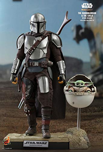 Hot Toys Star Wars The Mandalorian and The Child (Deluxe Version) 1/6 Collectible Set Television Masterpiece Series TMS015 Figures - Image 4