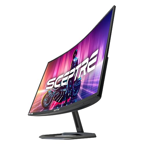 Sceptre Curved 32\" FHD 1080p Gaming Monitor Up to 240Hz 1ms 99% sRGB AMD FreeSync Premium Build-in Speakers, HDMI x3 Displayport Machine Black (C325B-FWD240) - Image 2