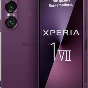 Sony Xperia 1 VII XQ-FS72 256GB 12GB Dual SIM Factory Unlocked GSM Smartphone, 5G 6.5″ 120Hz OLED Display, 48MP Camera – International Version (Orchid Purple)
