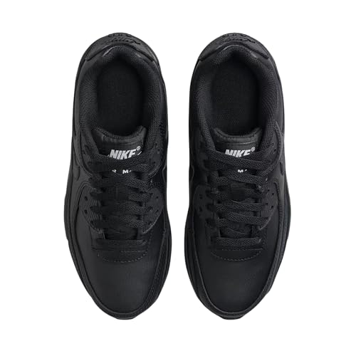 Nike Air Max 90 LTR Big Kids’ Shoes (CD6864-028, Black/Black/White/Black) Size 7 - Image 3