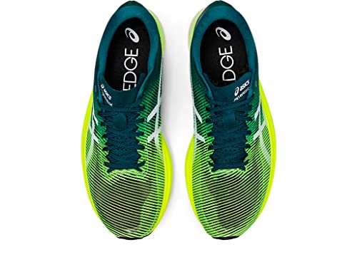 ASICS Unisex METASPEED Edge+ Running Shoes, 12M / 13.5W, Velvet Pine/Safety Yellow - Image 6